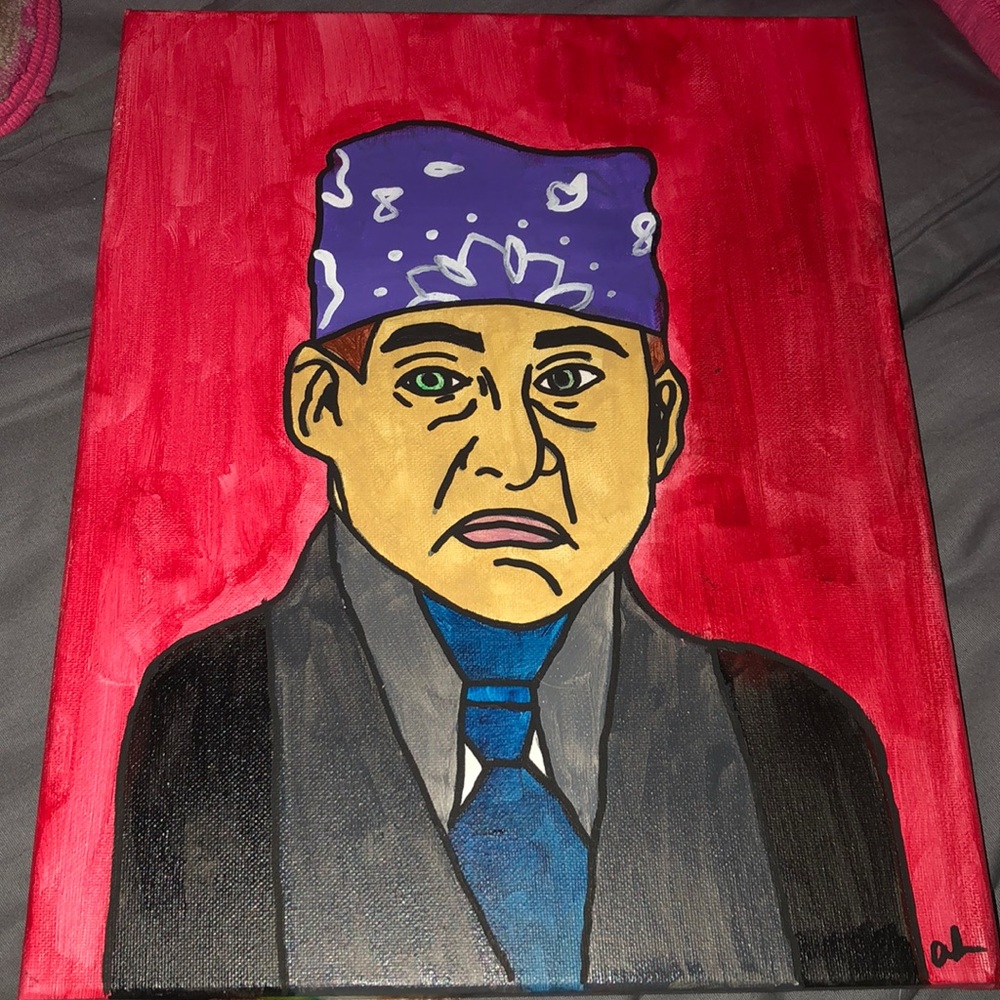 Michael Scott prison mike painting